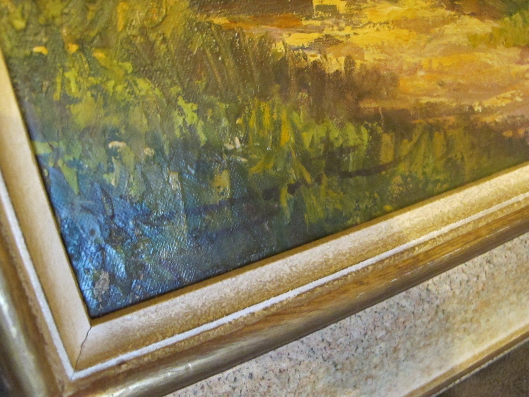 Gemälde: Bild Landschaft Gemalt Signiert Sehr Schön – Gebraucht aus Altnau von LinaAuktion 3