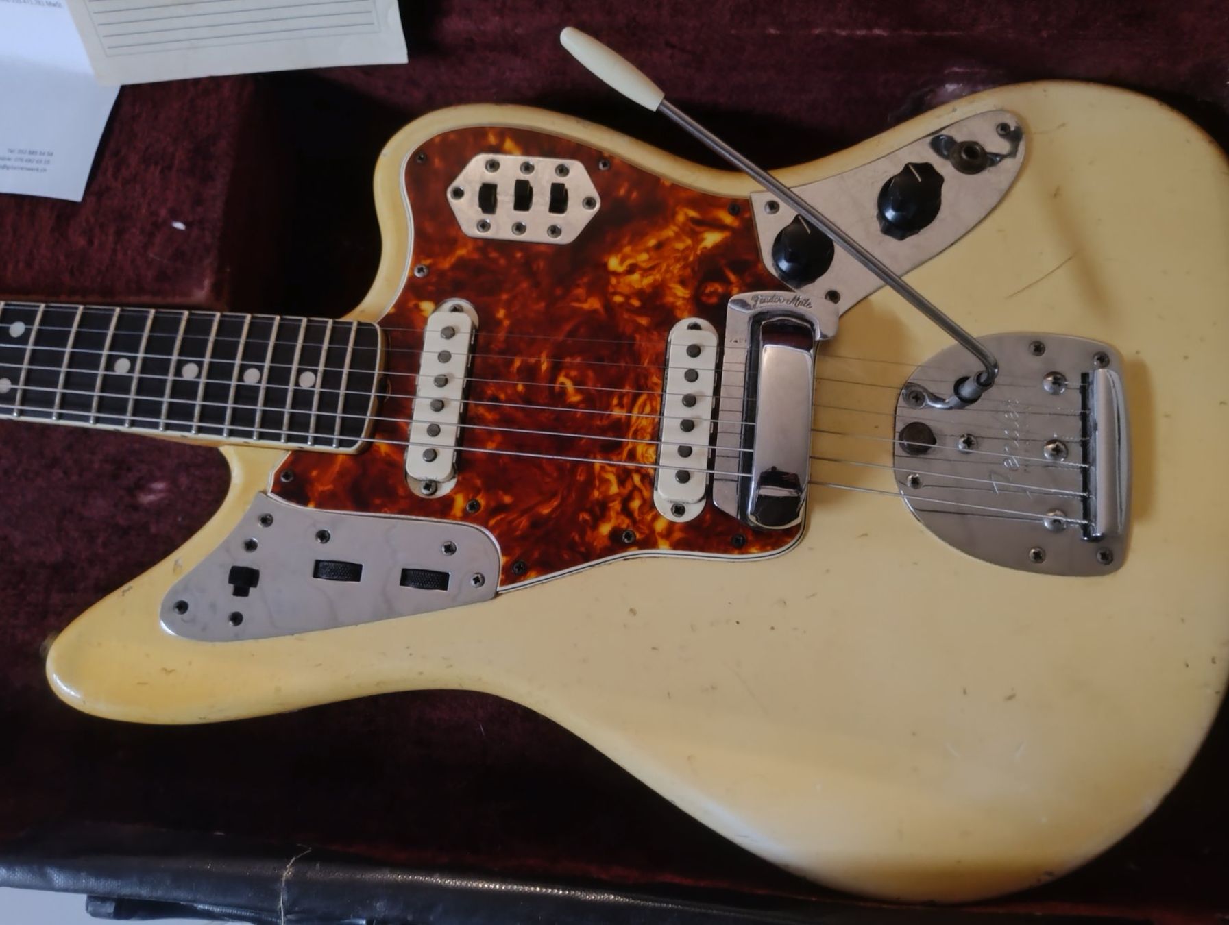 Fender Strumenti musicali: Fender Jaguar 1965 Rio - Palisander – Usato da Winterthur venduto da and_pr2b 1