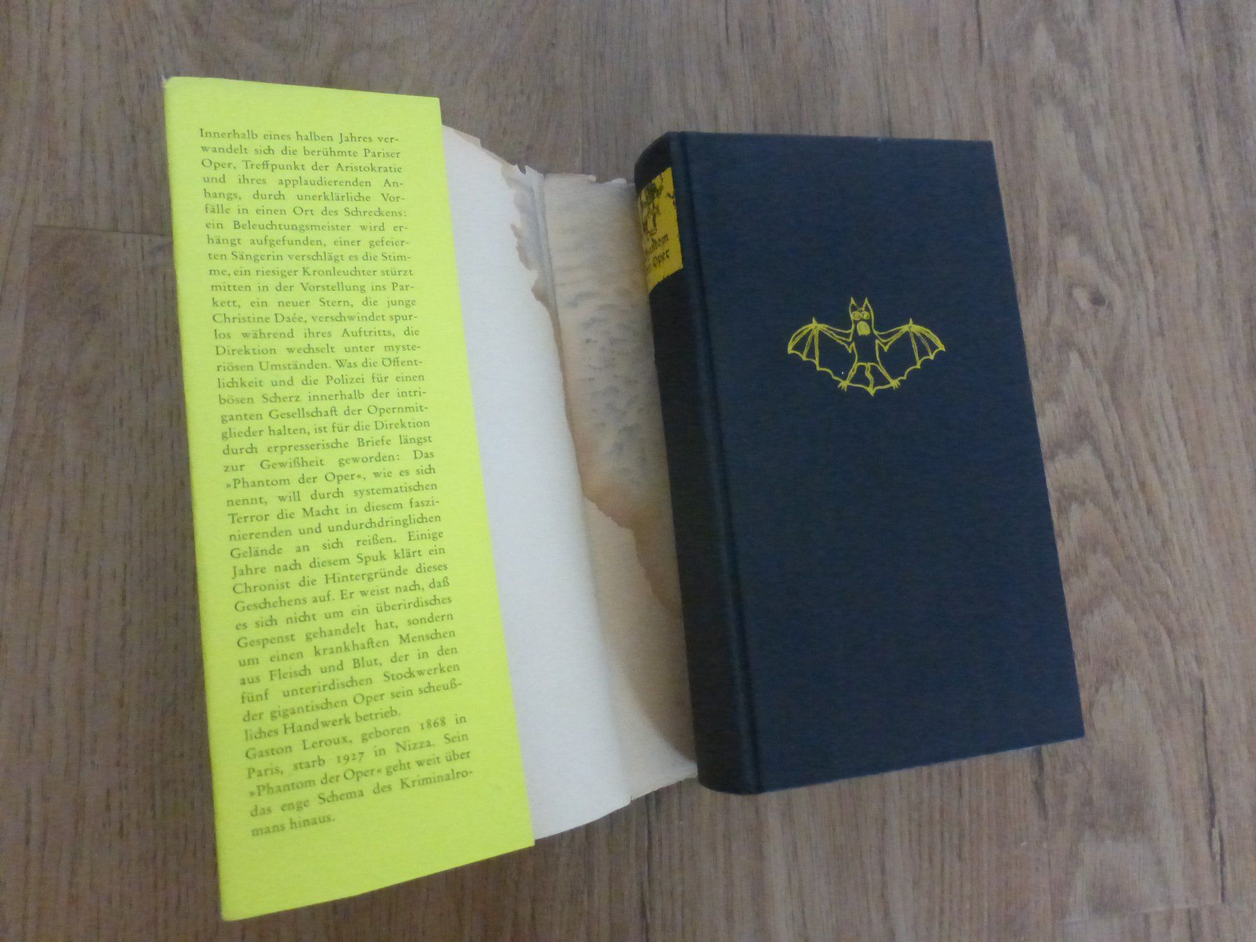 Libri: Das Phantom der Oper Leroux Bibliotheca Dracula Hanser – Usato da Zumikon venduto da psisound 7