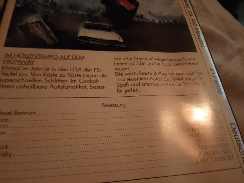 Die verrückteste Rally der Welt VHS Warner Home Video Kaufen auf Ricardo