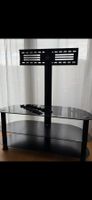 Moderner FITUEYES TV-Ständer mit Glas-Regalen für 32-65 Zoll