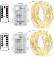 50Leds Lichterkette Batteriebetrieb 2 Stk