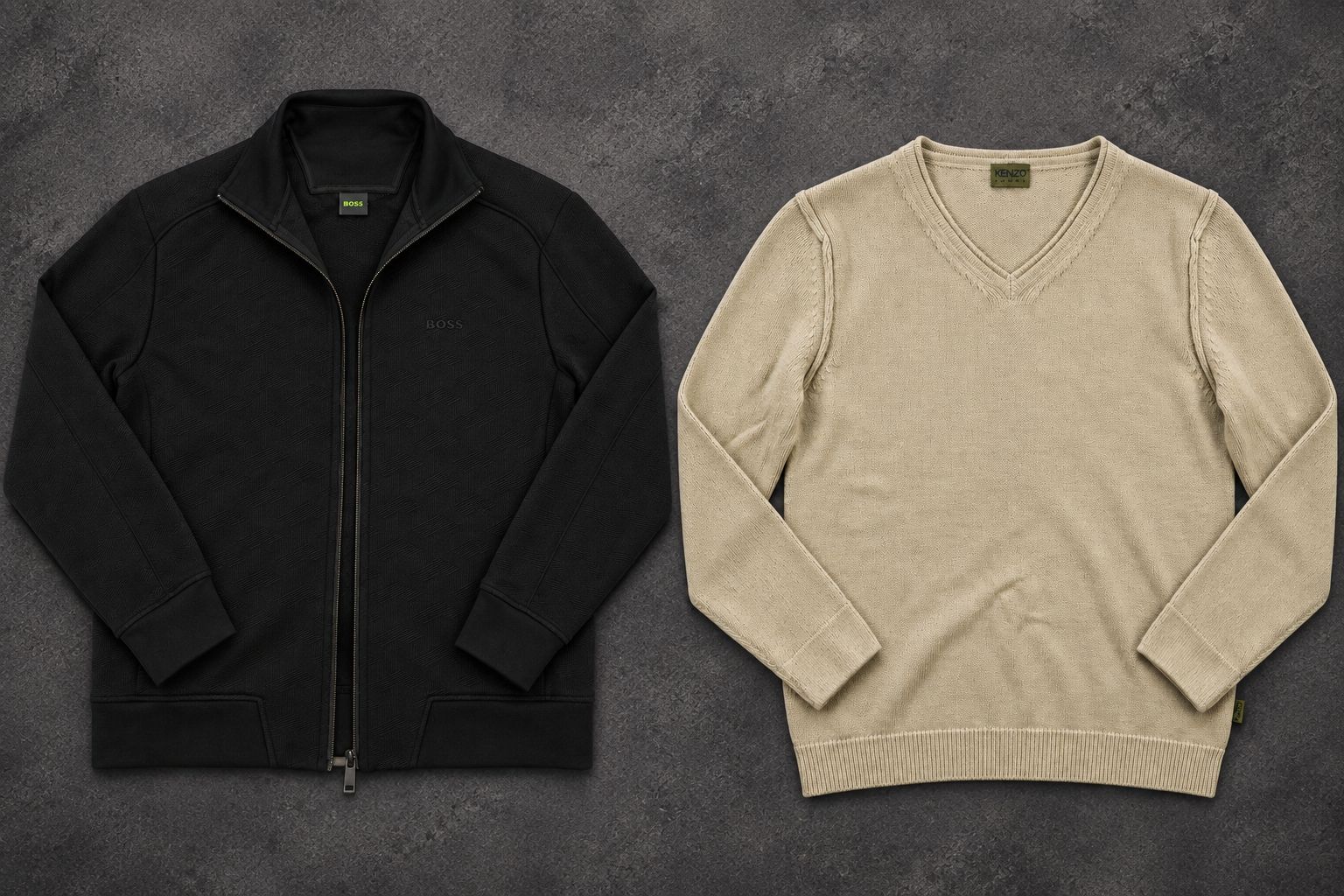 Hugo Boss Giacche: BOSS + KENZO - veste et pull Taille S – Nuovo (secondo la descrizione) da Le Locle venduto da QualiteExpress