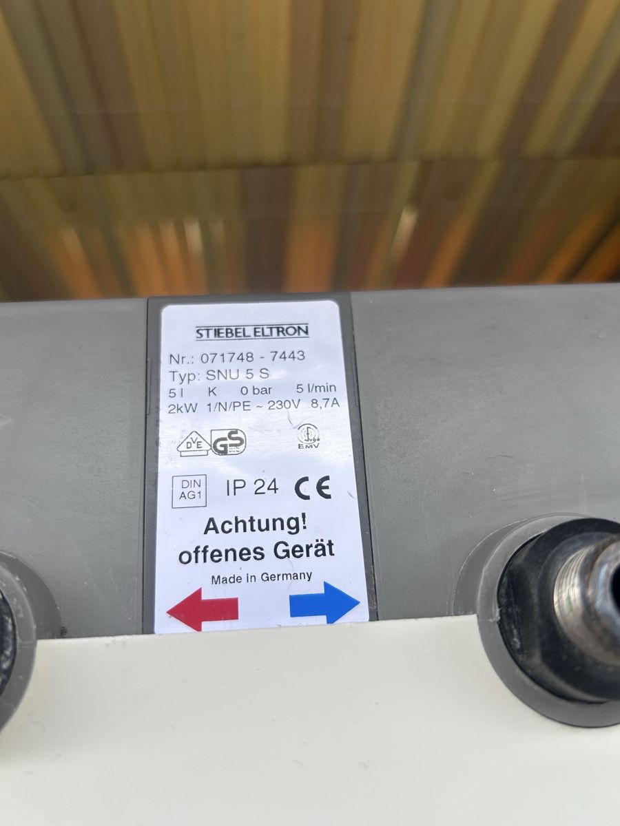 Stiebel Eltron Sanitari: Durchlaufhitzer Stibel Eltron Sun 5 S – Usato da Zürich venduto da Hossi66 3