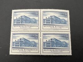 Österreich 1954 Staatsoper Wien  Viererblock ** (D794)
