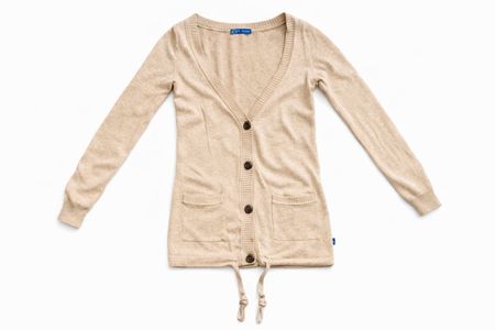 Beiger Cardigan Strickjacke Damen
