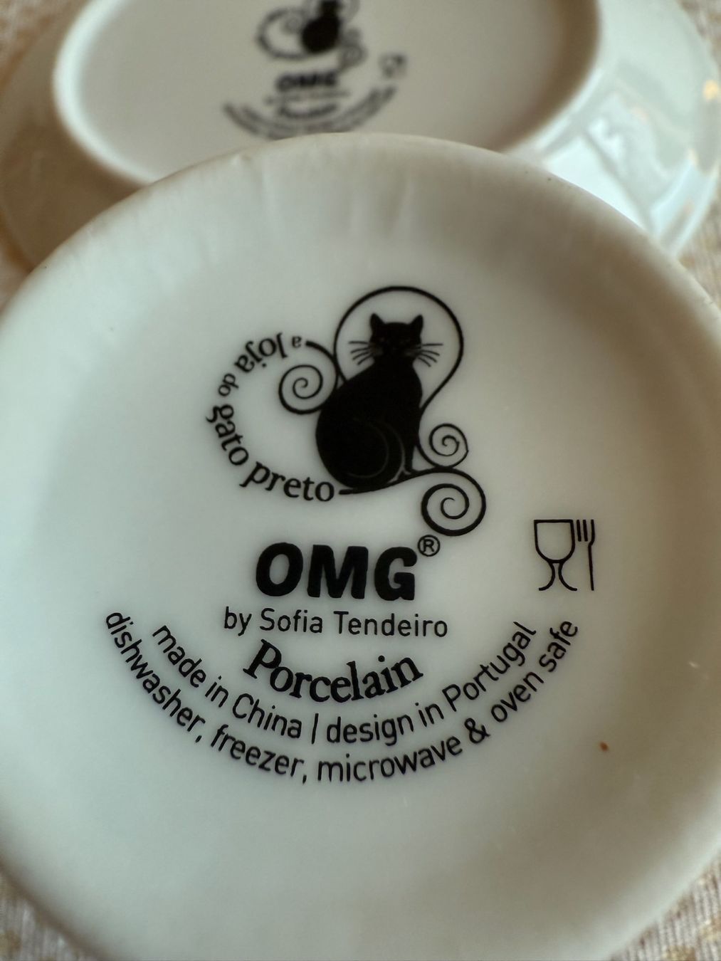 Tazze: OMG - Sofia Tendeiro - tasse espresso – Usato da Sion venduto da accroshoes 5