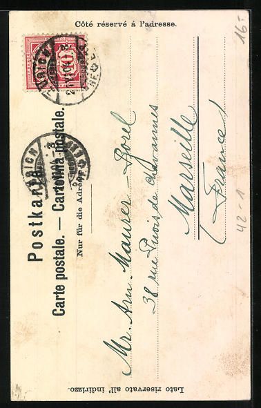 Cartoline postali: Zürich, Kantonal-Schiessen 1904, Schüt – Usato da Berlin venduto da bartko-reher 1