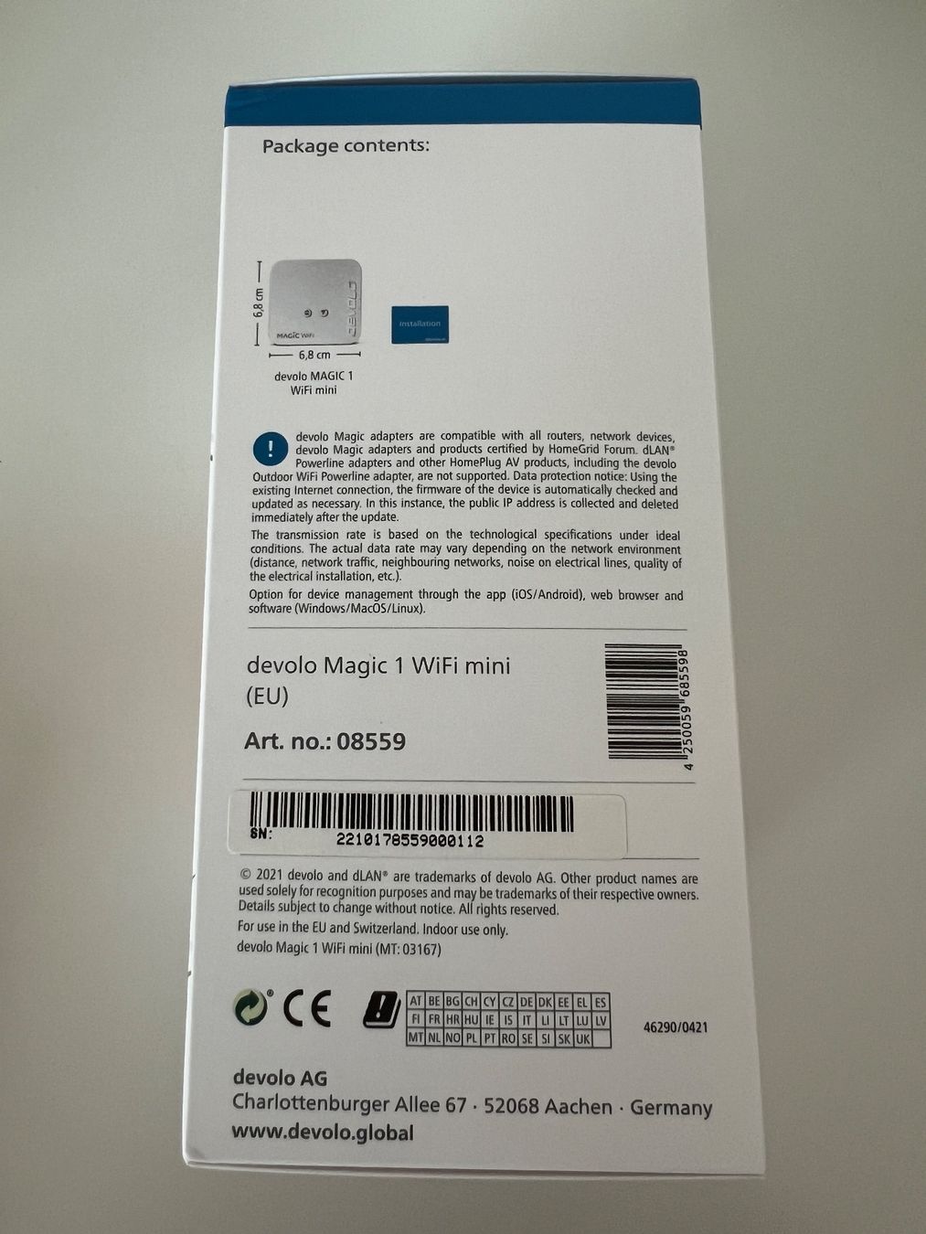 Devolo Unità & Adattatore: Devolo Magic 1 WiFi mini Starter Kit + Repeater+ ac + add on – Usato da Büetigen venduto da Jabo 8