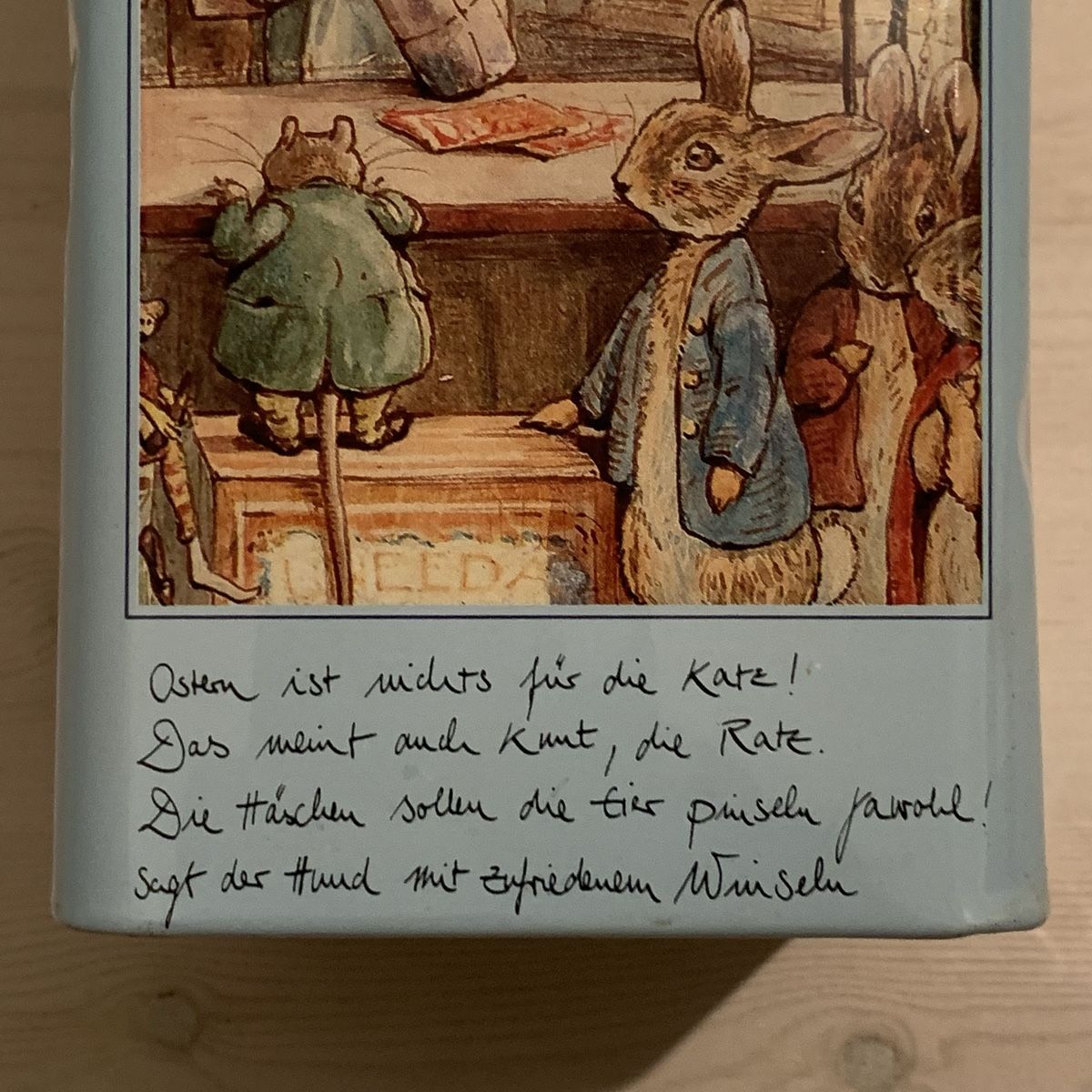 Contenitori & Simili: Peter Rabbit Keksdose Blechdose Aufbewahrung Nostalgie – Usato da Hinteregg venduto da GARANTA 8