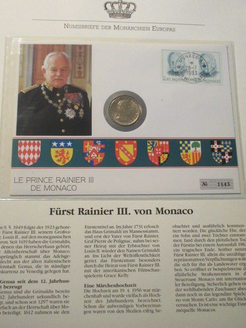 Tutti le monete: Numisbriefe der Monarchien Europas – Usato da Winterthur venduto da Namo1 6