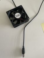 USB Luefter Schwarz 80mm Duyuansu neu