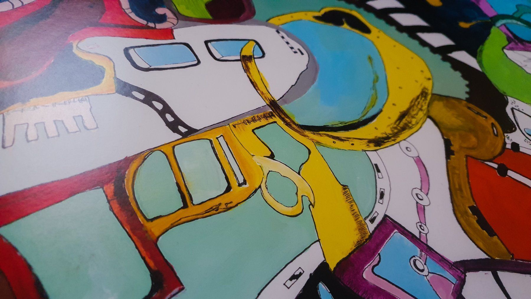 Gemälde: "Anna's Labyrinth" 50x70 cm – Neu und originalverpackt aus Kreuzlingen von eszanza 6