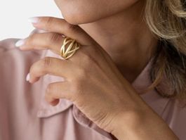 Heideman ARCUS - Bague - gold-coloured - neuve