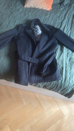 Dunkelblauer Trenchcoat, Übergangsjacke, Top Zustand!