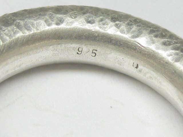 Anelli: Pneu Ring Silber 925 Hammerschlag Gr. 54 – Usato da Ermatingen venduto da Decovin 5