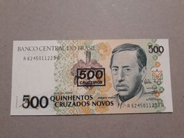 BRASILIEN - 500 Cruzeiros on 500 Cruzados Novos UNC (4)