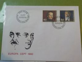 1980, FDC, Europa, Serie