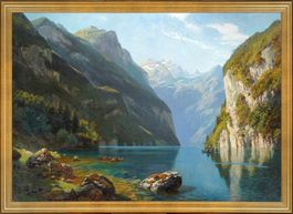Friedrich König (1857 - 1941): Königsee, 1880