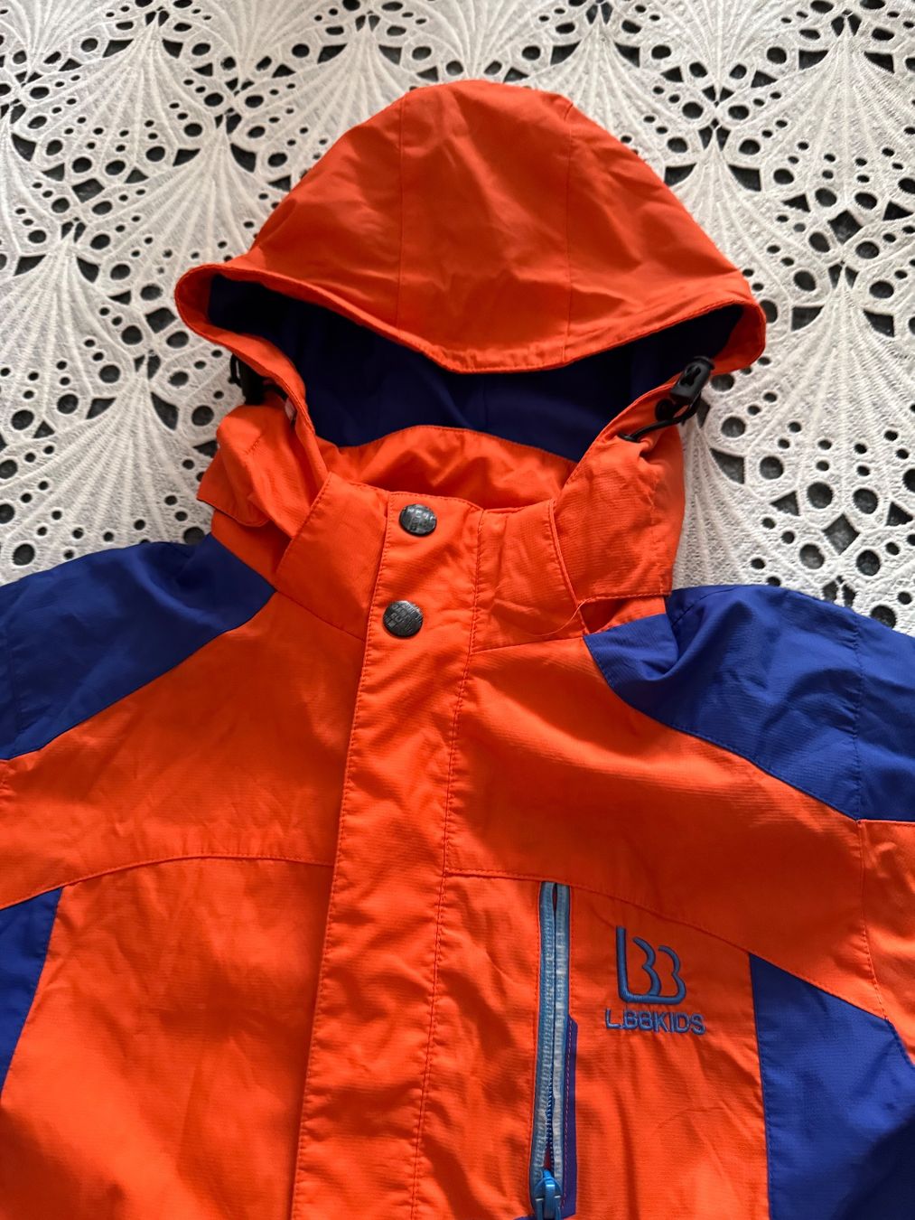 Jacken & Mäntel: Orange blaue Junge Jacke Winterjacke Grösse ca 128 – Gebraucht aus Frenkendorf von Style365 2