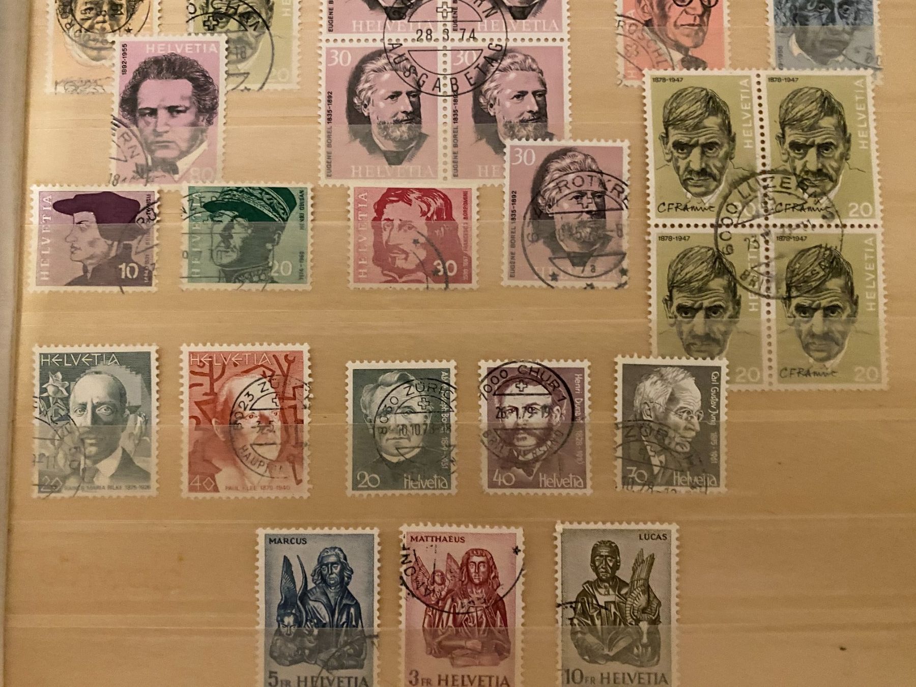 Alle Briefmarken: Briefmarken diverse Ausgaben – Gebraucht aus matten b. interlaken von jfran17 4