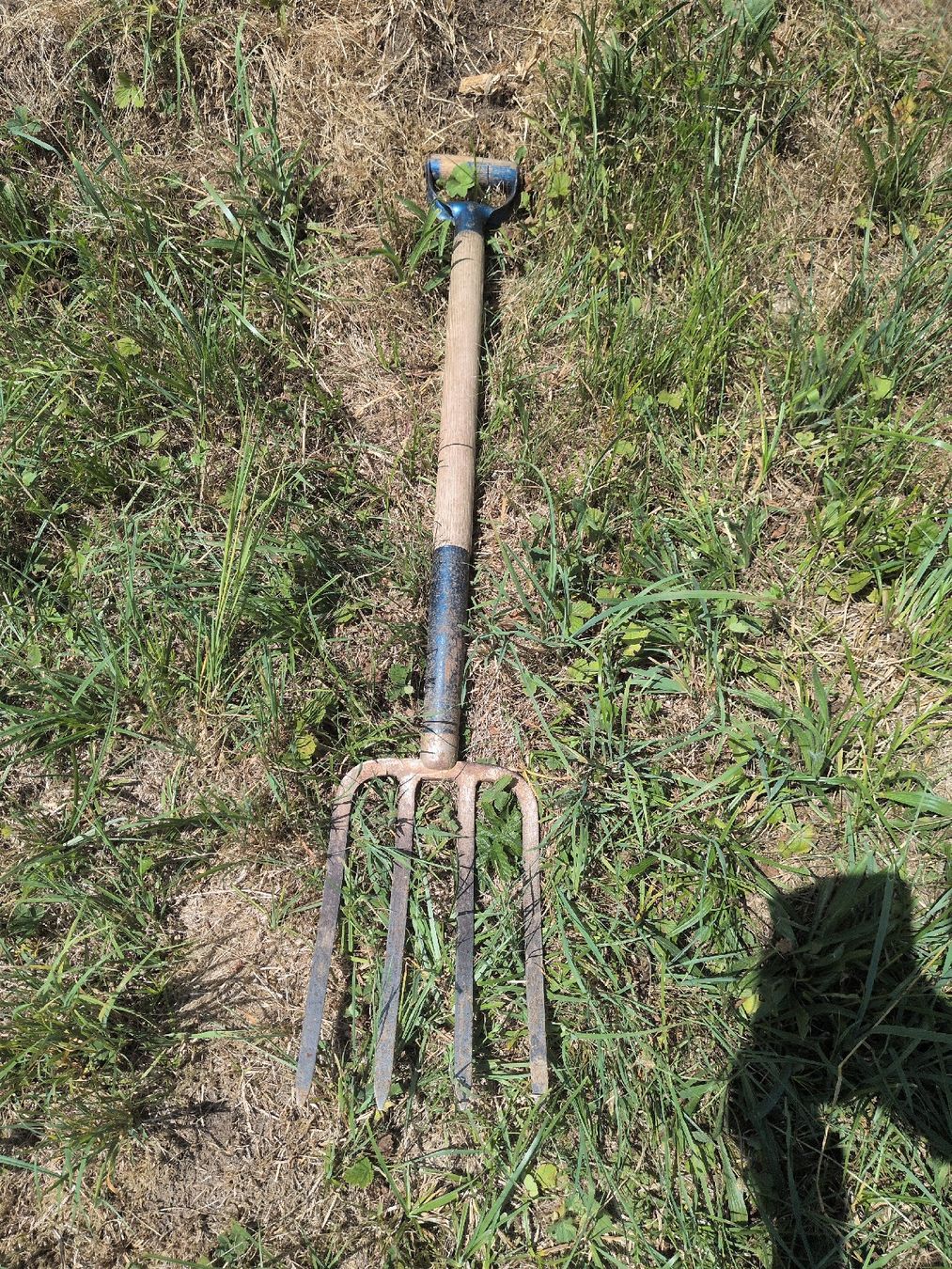 Tous les outils: Stechgabell mit Holzgriff gebraucht – D'occasion à Diessenhofen par riekekat 1