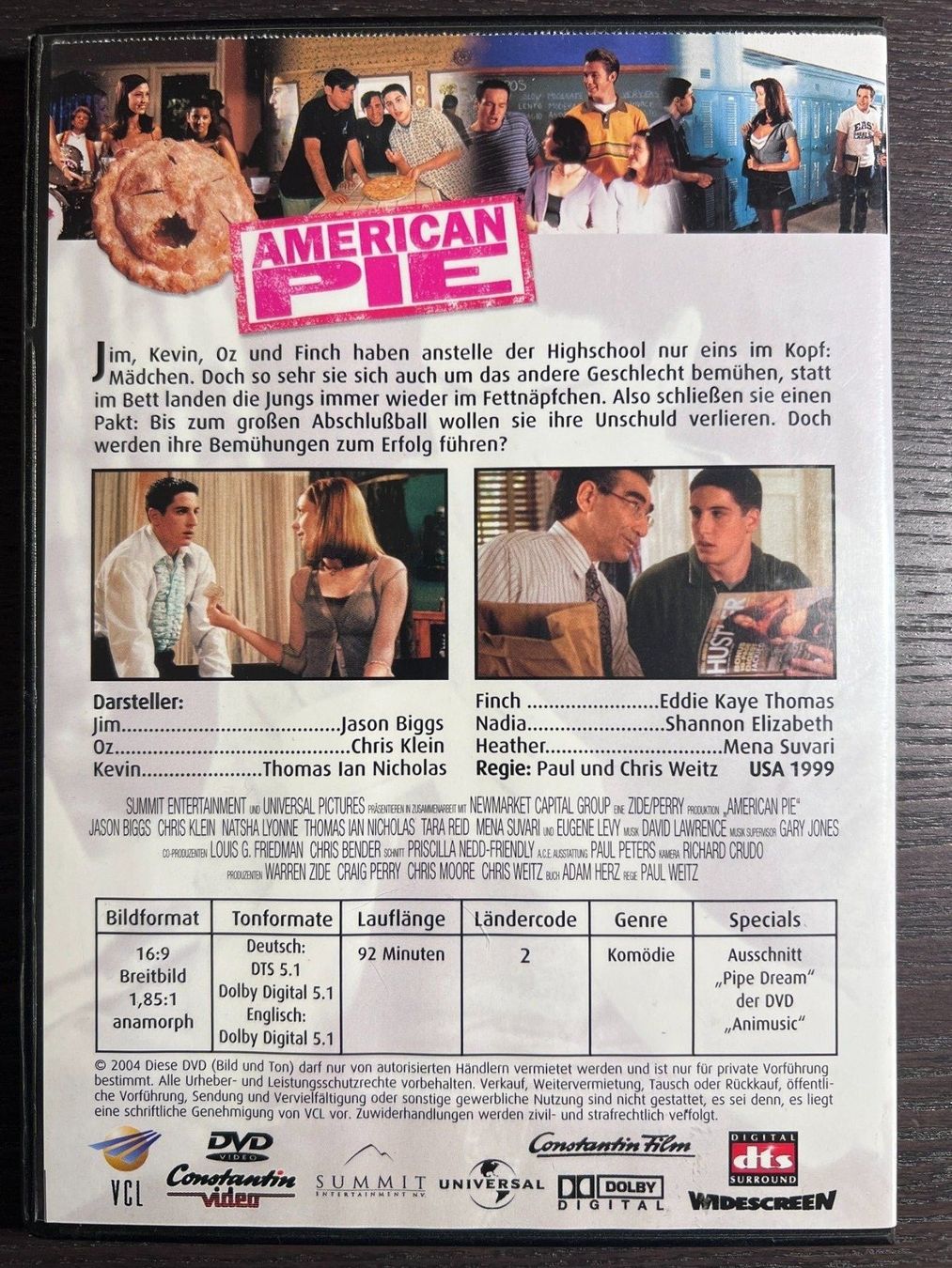 Tous les DVDs: American Pie – D'occasion à Zürich par FilmFreunde 1