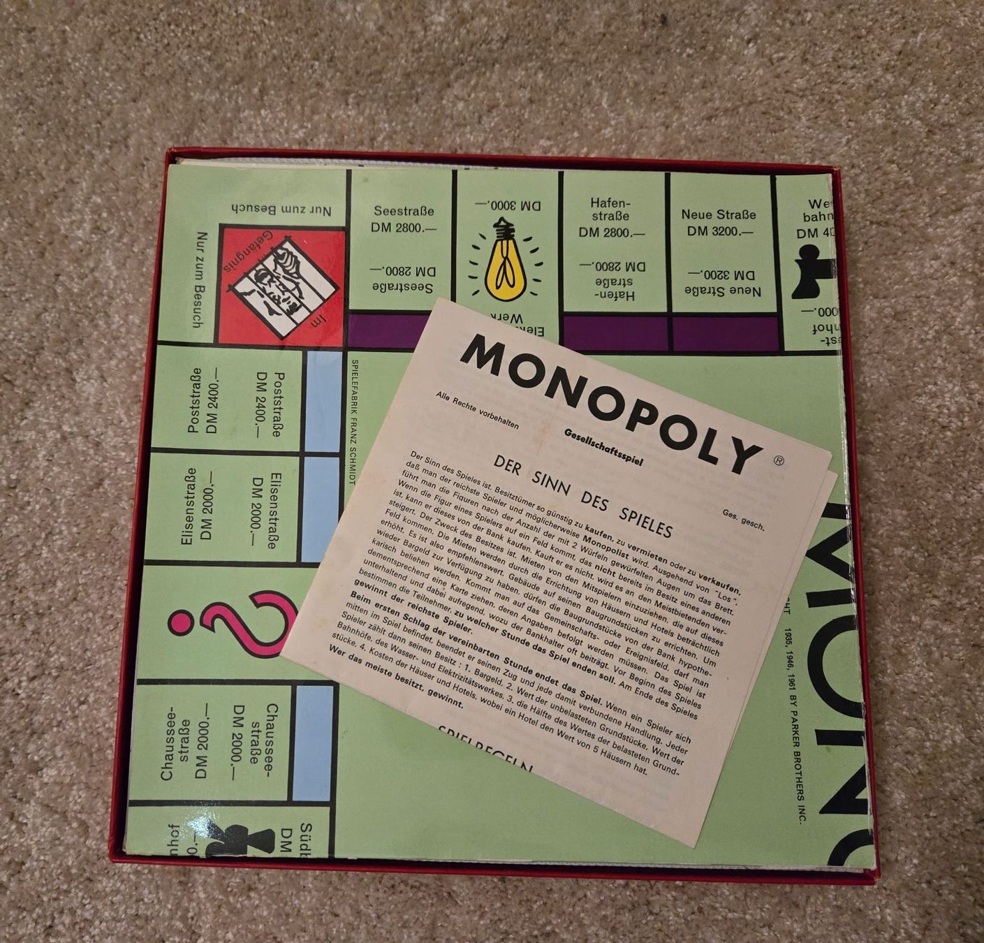 Spiele: Vintage Monopoly Spiel - Retro Spass! – Gebraucht aus Rheinsulz von Dred 2