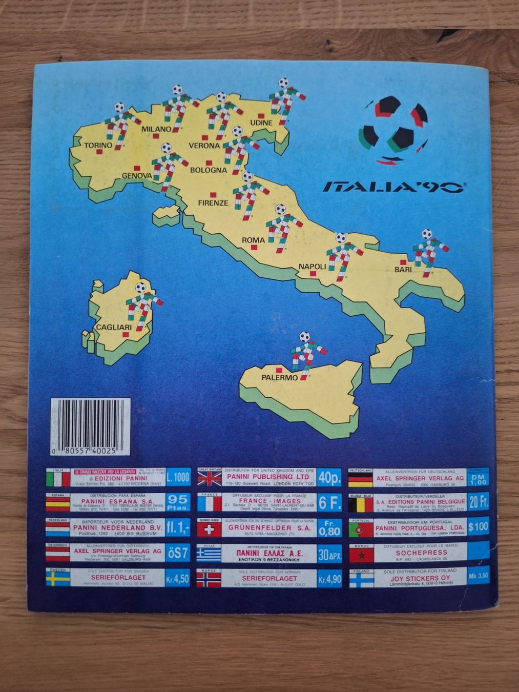 Panini Alben: PANINI WORLD CUP 1990 – Gebraucht aus St. Gallen von Matrix023 9