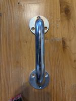 Griff Metall mit Flanschen 20cm neuwertig