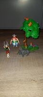 Asterix und Obelix mit Sau und kippbarem Baum