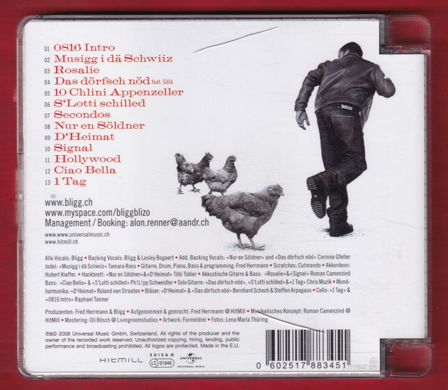 CD: Bligg - 0816 (CD) – Usato da Zürich venduto da Pfluftl2000 1