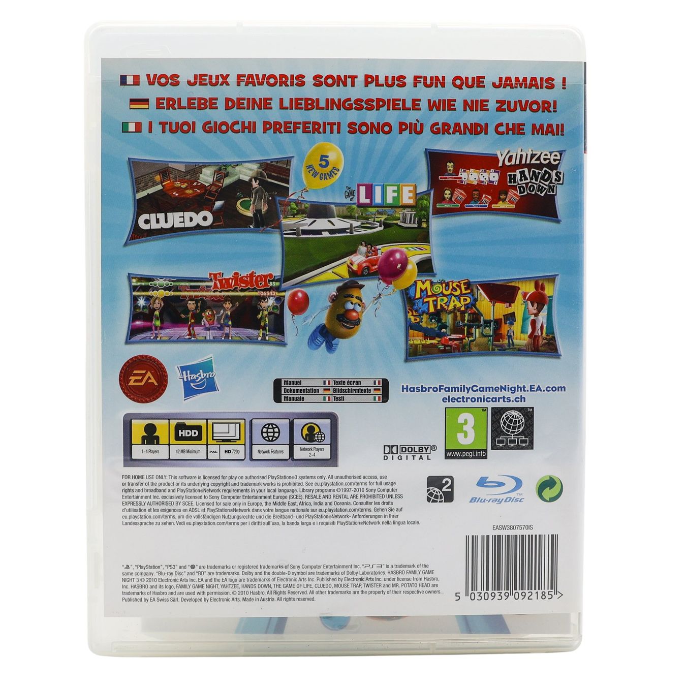 Giochi: Hasbro Family Game Night 3  - PS3 – Usato da Paudex venduto da dindeboy 1
