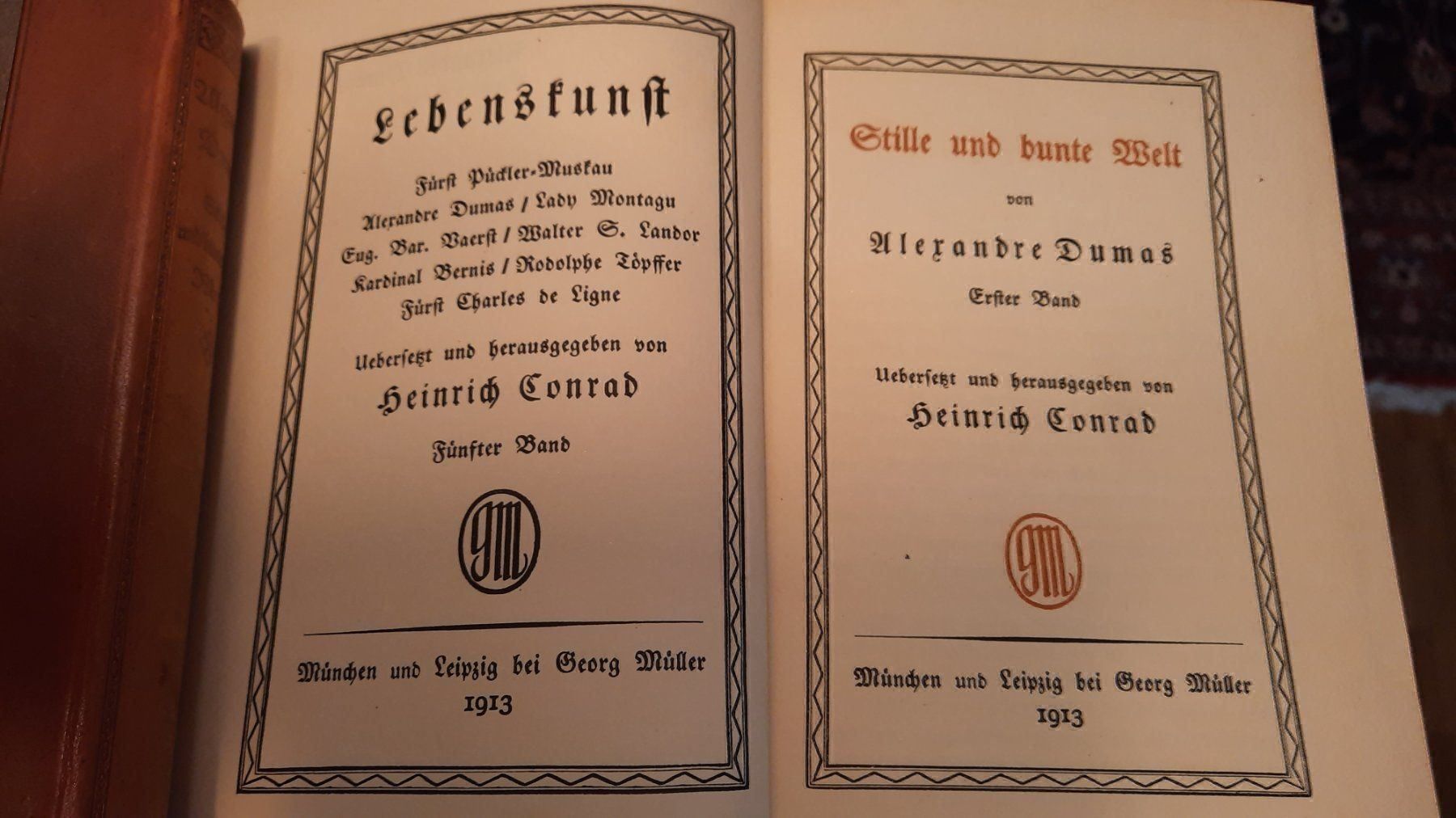 Bücher: STILLE UND BUNTE WELT, ALEXANDER  DUMAS – Gebraucht aus zürich von gabab 2