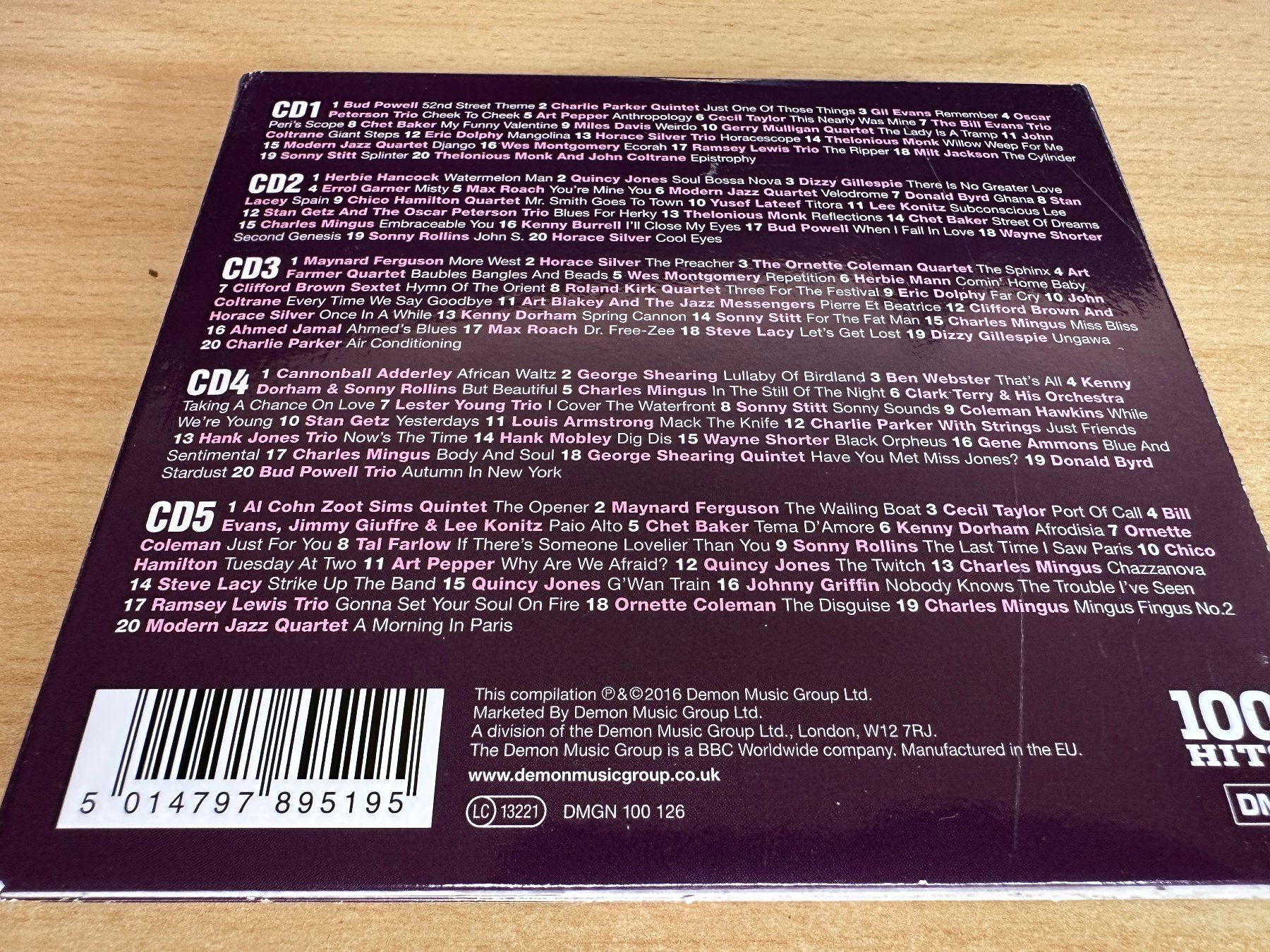 CD: Various – 100 Hits Jazz - 5 CD – Usato da Rikon im Tösstal venduto da Alpenmutz 1
