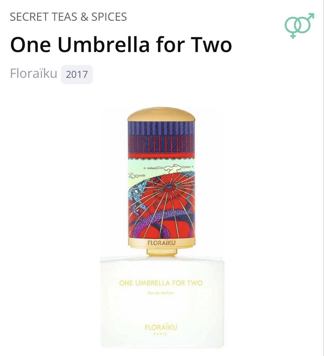 Floraïku Profumi & Eau de Toilette: Floraïku One Umbrella for Two 10ml Parfum Miniature – Nuovo (secondo la descrizione) da Meierskappel venduto da Philium