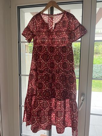 Odd Molly Kleid rot gemustert Grösse 0