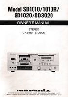 Marantz SD1010/1010R/SD1020/SD3020 Anleitung