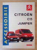 Citroen C15 Jumper Accessoirie - Prospekt Belgien - P1704