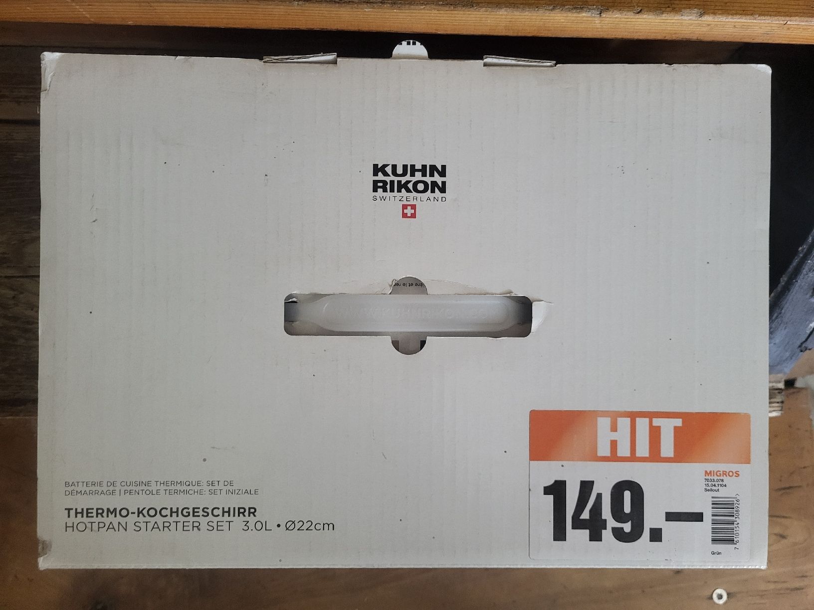 Elettrodomestici da cucina: Kuhn Rikon Hotpan Set – Nuovo e nell'imballaggio originale da Zweisimmen venduto da Adorable 5