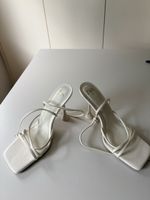 Sandales à talons Zara blanc bride cheville taille 40