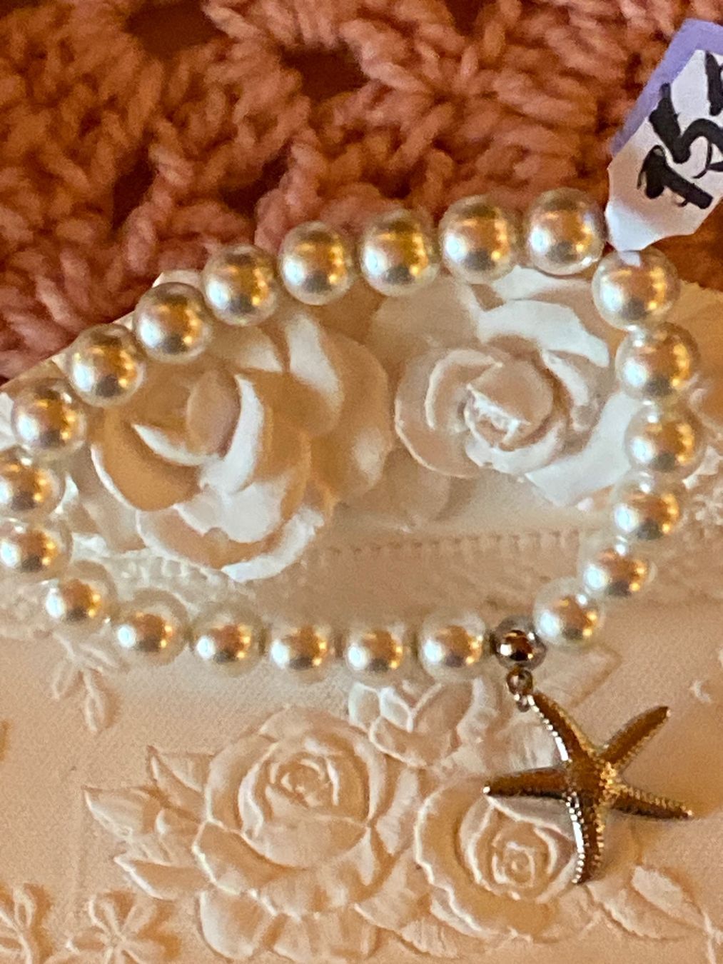 Bracciali & Braccialetti: SOMMER PERLEN ARMBAND,SEESTERN-SILBER – Nuovo e nell'imballaggio originale da Meienried venduto da ManuelaBoutique