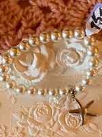 SOMMER PERLEN ARMBAND,SEESTERN-SILBER