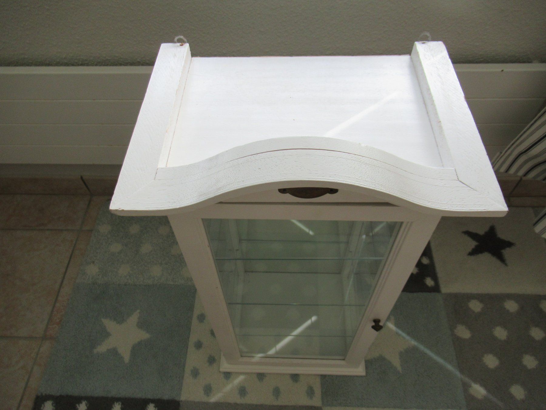 Maisons du monde Vetrine: Vintage Glasvitrine Display weiss – Usato da Trimbach venduto da donlyn 6
