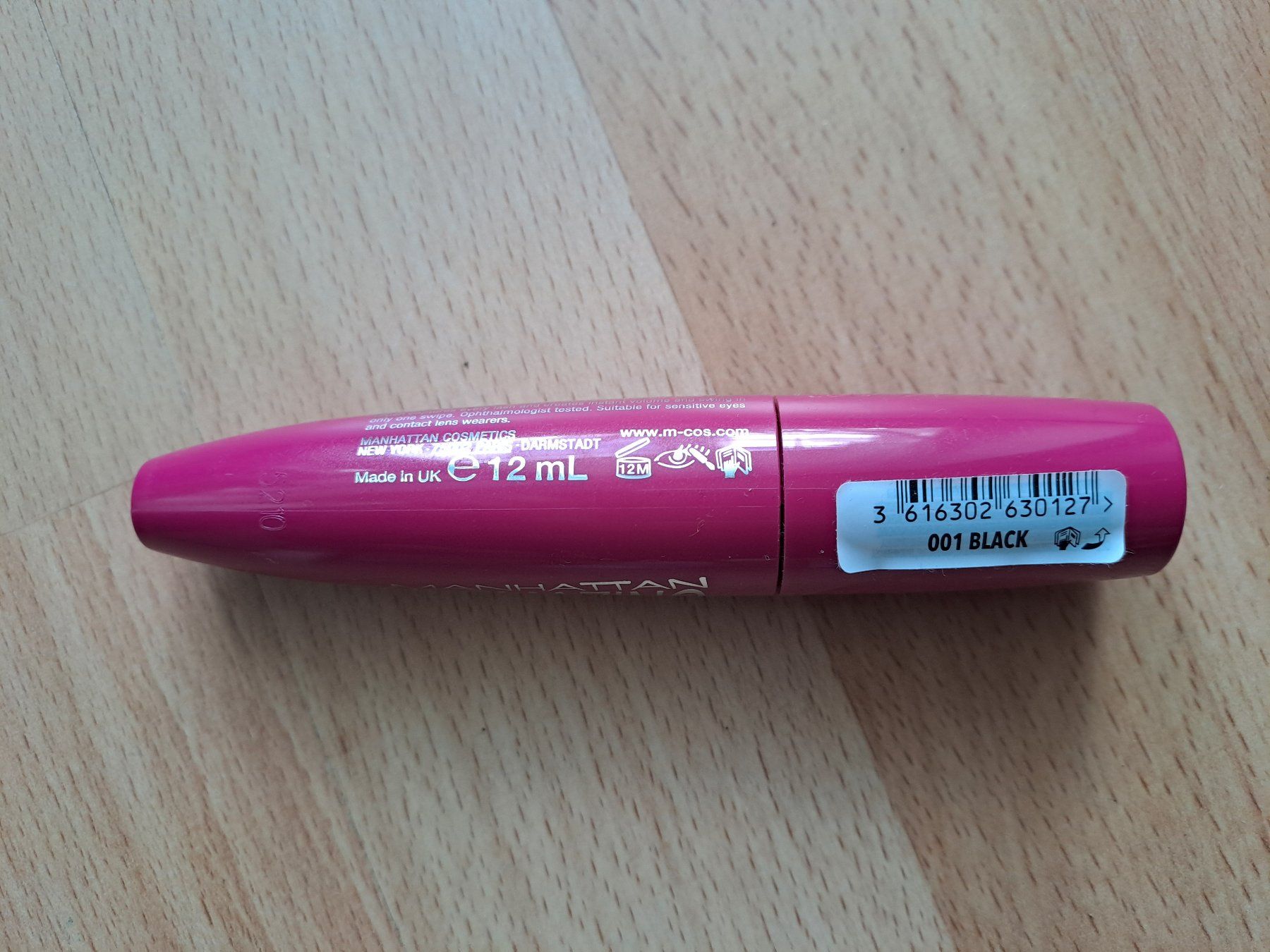 Make-up: Mascara, schwarz, Manhattan, 12 ml – Nuovo e nell'imballaggio originale da Hombrechtikon venduto da Rada039 1