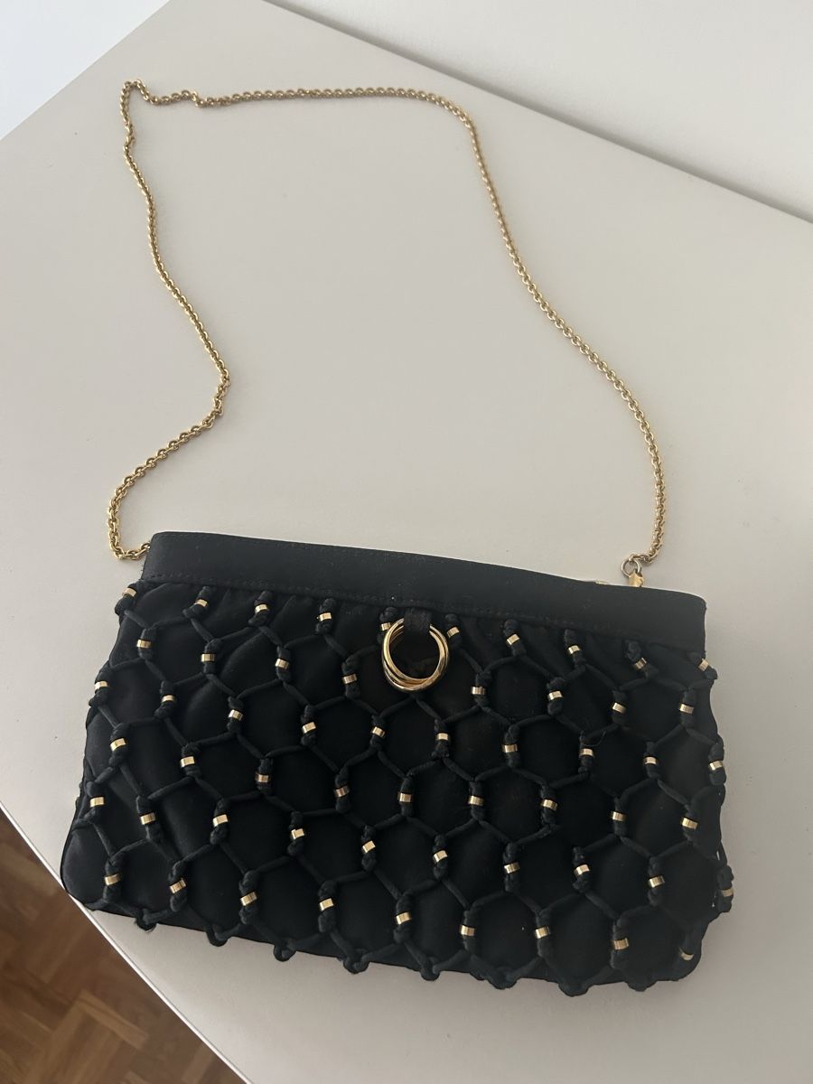 Sacs femmes: Rodo Handtasche schwarz mit Kette – D'occasion à Allschwil par meeresperle