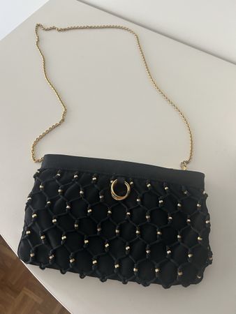 Rodo Handtasche schwarz mit Kette