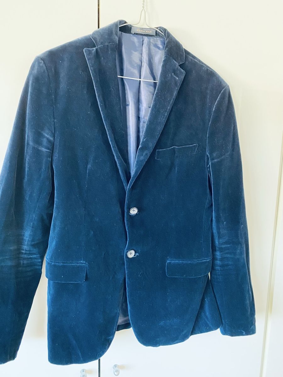 Zara Giacche: ZARA MAN BLAZER VELOURS GRÖSSE 48 – Usato da Malters venduto da Kuettel1 3