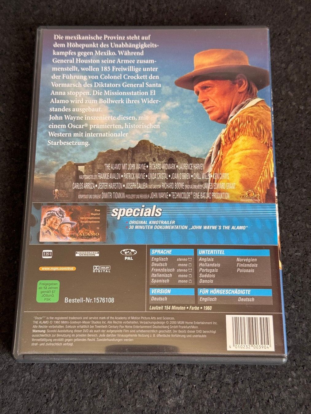Tutti i DVDs: Alamo Western DVD EN/DE/FR/IT/SP  John Wayne – Usato da Fribourg venduto da tschjoly 1