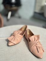 Mocassini donna pelle rosa con fiocco. Usati. CHF 80